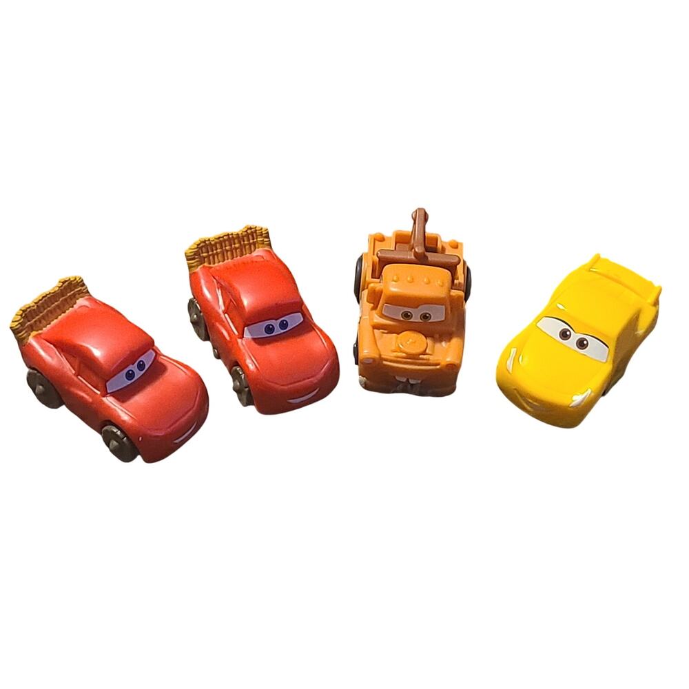 2022 Disney Pixar Cars On The Road Lightning Mcqueen Mater # 1 3 McDonalds Toy